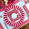 Candy Series Pink Checkered Decorative Placemat Set