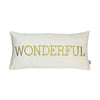 Wonderful Pattern Throw Pillow Cover - Decorative Gold Embroidered Cushion Case